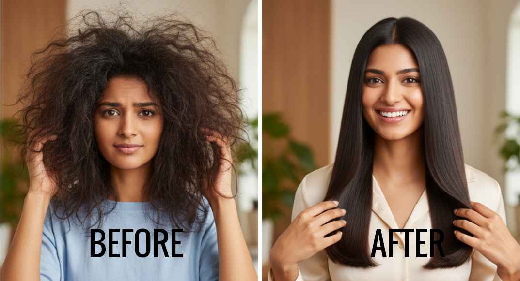 फ्रिज़ी हेयर को बाय-बाय: सैलून के 5 मिनट के सीक्रेट्स