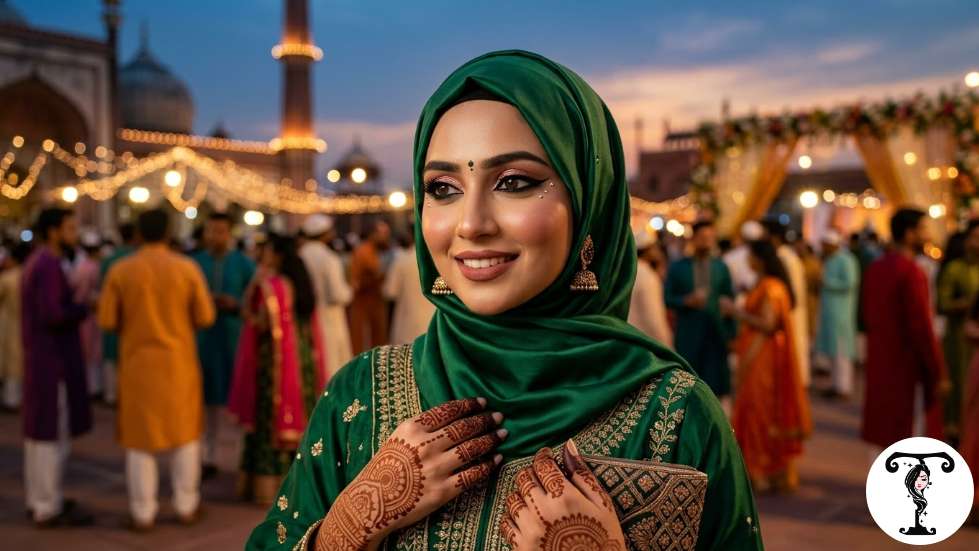ईद 2026 का सबसे हसीन लुक ईद फेस्टिवल मेकअप: चाँद जैसी चमक पाने के  सीक्रेट्स!