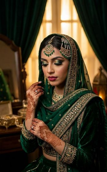 Muslim bridal makeup