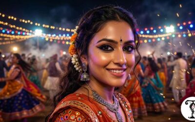 9 रातों का नॉन-स्टॉप डांस और चेहरा चमकेगा हीरे जैसा: जानिए 2026 का “Sweat-Proof” ग़रबा मेकअप सीक्रेट्स!